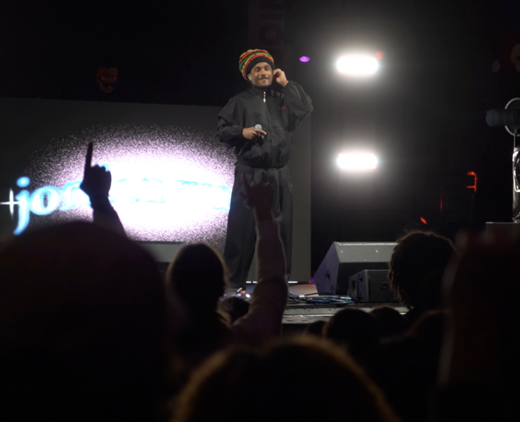 Jordan Ward performs at Springchella Friday at LMU on March 14 via Booker McCann/The Lion